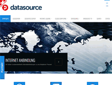 Tablet Screenshot of datasource.ch